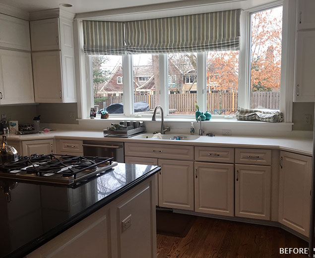 Kitchen before remodel