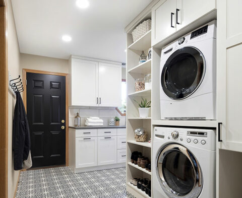 Reorganized Laundry - Crystal Kitchen + Bath