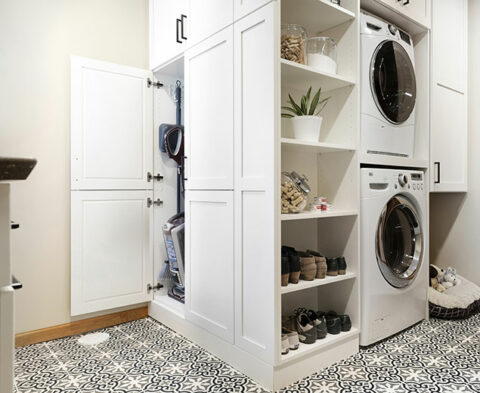 Reorganized Laundry - Crystal Kitchen + Bath