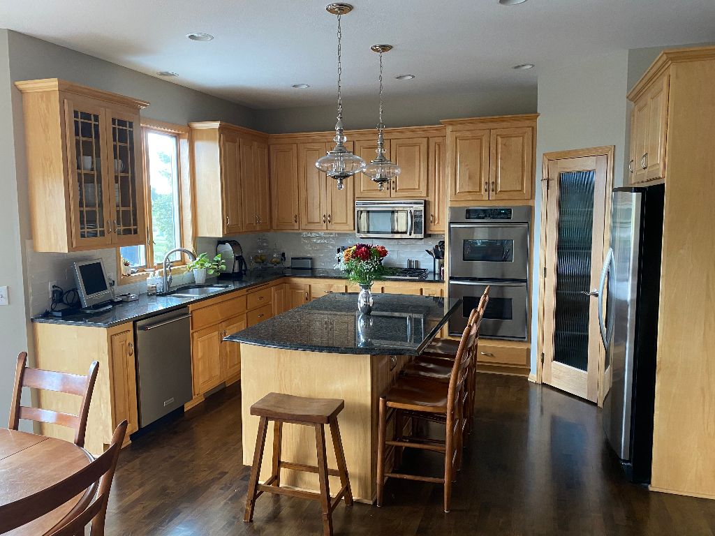 Dated kitchen before renovation