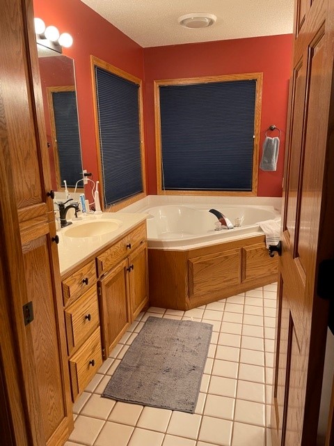 Primary bathroom before remodel