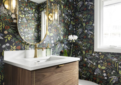 Whimsical Wildflower Powder Bath Remodel